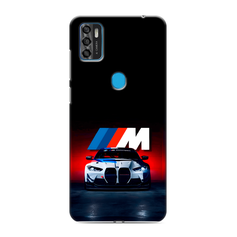 Силиконовый чехол на ZTE Blade A7s (2020) с принтом БМВ BMW Силиконовый чехол на ZTE Blade A7s (2020) с принтом БМВ BMW