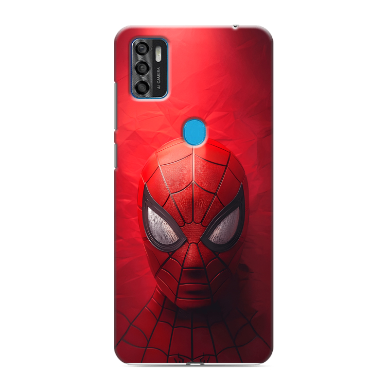 Силиконовый чехол на ZTE Blade A7s (2020) с принтом Spiderman Человек паук Силиконовый чехол на ZTE Blade A7s (2020) с принтом Spiderman Человек паук