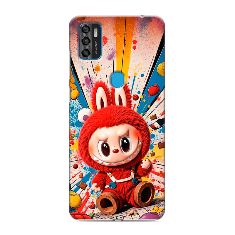 Силиконовый чехол на ZTE Blade A7s (2020) с принтом Labubu Лабубу Силиконовый чехол на ZTE Blade A7s (2020) с принтом Labubu Лабубу