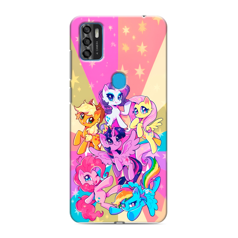 Силиконовый чехол на ZTE Blade A7s (2020) с принтом My little pony Дружба чудо Силиконовый чехол на ZTE Blade A7s (2020) с принтом My little pony Дружба чудо