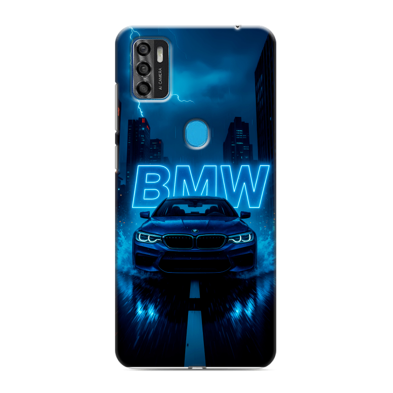 Силиконовый чехол на ZTE Blade A7s (2020) с принтом BMW БМВ Силиконовый чехол на ZTE Blade A7s (2020) с принтом BMW БМВ