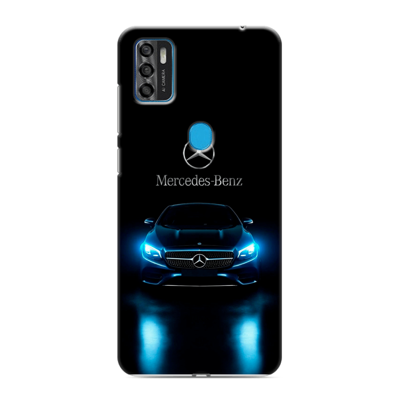 Силиконовый чехол на ZTE Blade A7s (2020) с принтом Mercedes Мерседес Силиконовый чехол на ZTE Blade A7s (2020) с принтом Mercedes Мерседес