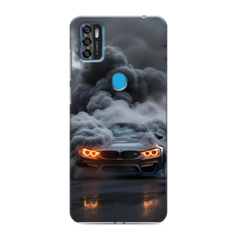 Силиконовый чехол на ZTE Blade A7s (2020) с принтом BMW БМВ Силиконовый чехол на ZTE Blade A7s (2020) с принтом BMW БМВ
