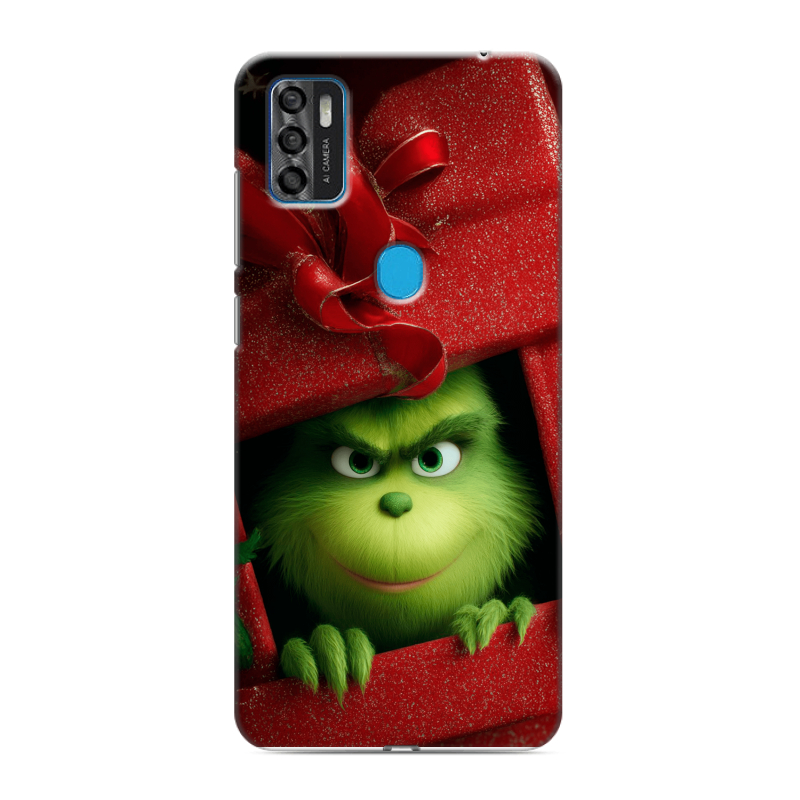 Силиконовый чехол на ZTE Blade A7s (2020) с принтом Новый год Силиконовый чехол на ZTE Blade A7s (2020) с принтом Новый год