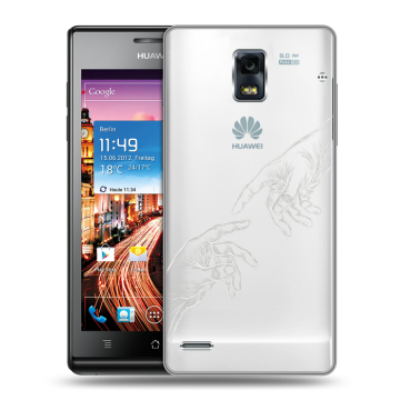 Пластиковый чехол на Huawei Ascend P1 с принтом Сотворение мира Пластиковый чехол на Huawei Ascend P1 с принтом Сотворение мира
