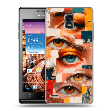 Пластиковый чехол на Huawei Ascend P1 с принтом Модный принт Пластиковый чехол на Huawei Ascend P1 с принтом Модный принт
