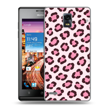 Пластиковый чехол на Huawei Ascend P1 с принтом для девочек