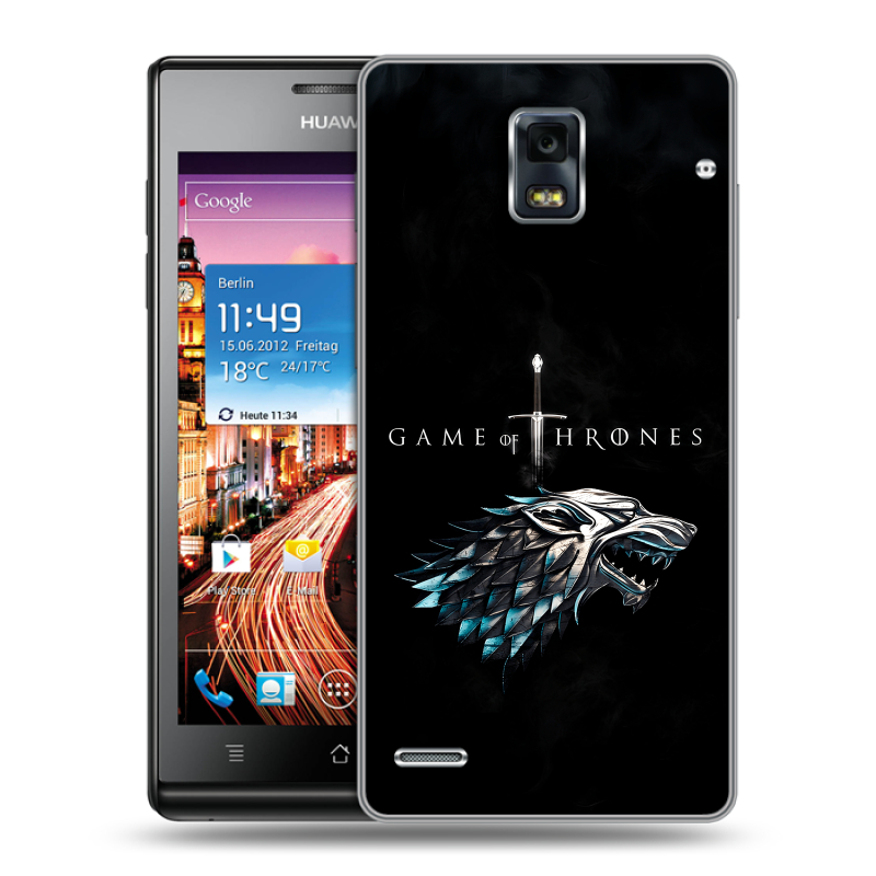 Пластиковый чехол на Huawei Ascend P1 с принтом Игра Престолов Game Thrones Пластиковый чехол на Huawei Ascend P1 с принтом Игра Престолов Game Thrones