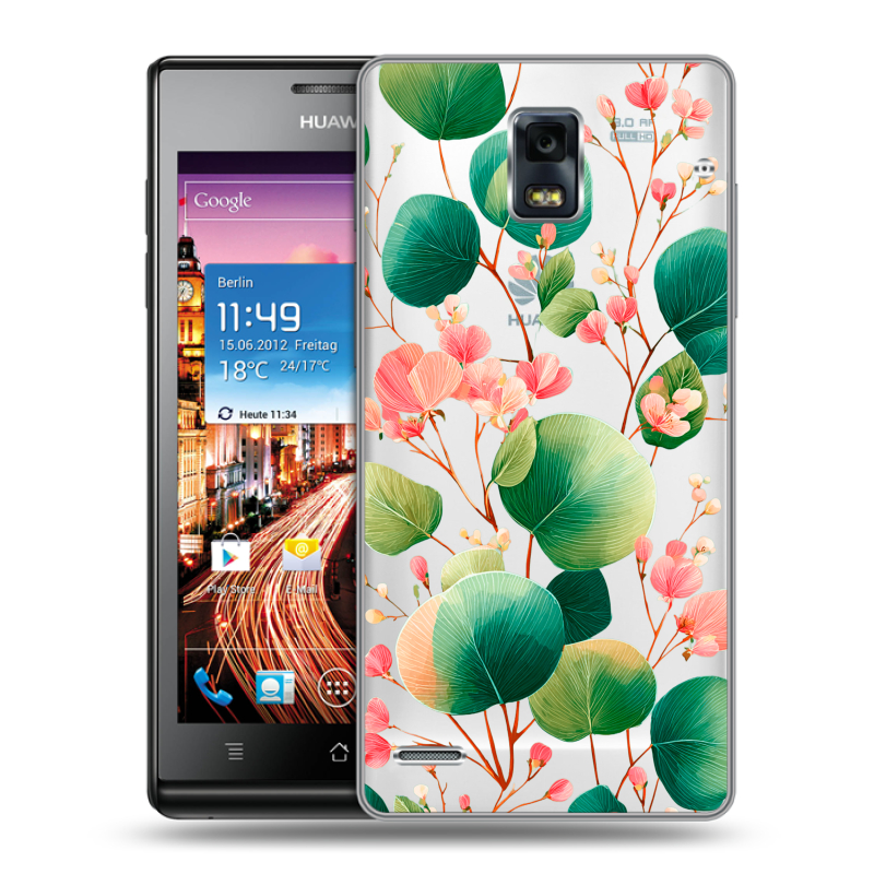 Пластиковый чехол на Huawei Ascend P1 с принтом женский Пластиковый чехол на Huawei Ascend P1 с принтом женский