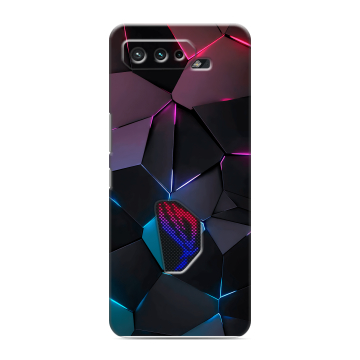 Силиконовый чехол на ASUS ROG Phone 5 с принтом Геометрия неона Силиконовый чехол на ASUS ROG Phone 5 с принтом Геометрия неона