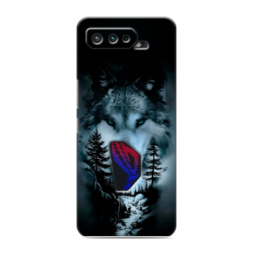 Силиконовый чехол на ASUS ROG Phone 5 с принтом Лесной волк Силиконовый чехол на ASUS ROG Phone 5 с принтом Лесной волк