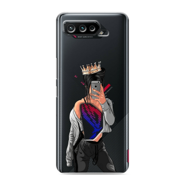 Силиконовый чехол на ASUS ROG Phone 5 с принтом Женские принты Силиконовый чехол на ASUS ROG Phone 5 с принтом Женские принты