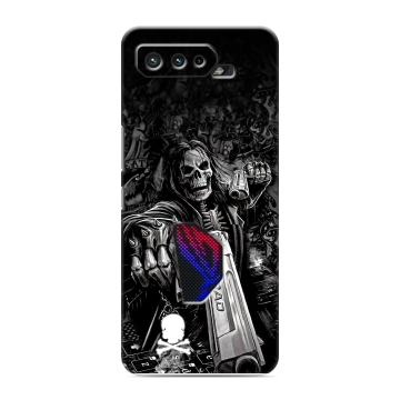 Силиконовый чехол на ASUS ROG Phone 5 с принтом Скелет Силиконовый чехол на ASUS ROG Phone 5 с принтом Скелет