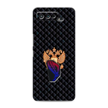 Силиконовый чехол на ASUS ROG Phone 5 с принтом Герб России принт Силиконовый чехол на ASUS ROG Phone 5 с принтом Герб России принт
