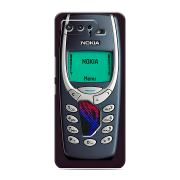 Силиконовый чехол на ASUS ROG Phone 5 с принтом Старый телефон