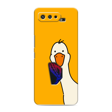 Силиконовый чехол на ASUS ROG Phone 5 с принтом Утка Силиконовый чехол на ASUS ROG Phone 5 с принтом Утка