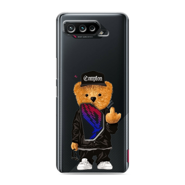 Силиконовый чехол на ASUS ROG Phone 5 с принтом Мишка