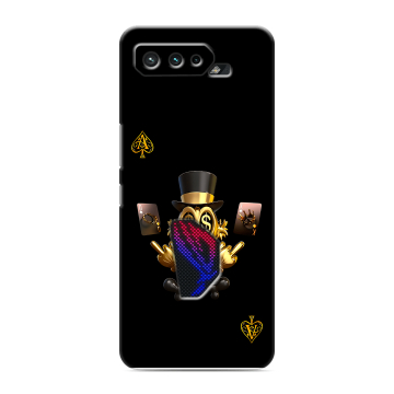 Силиконовый чехол на ASUS ROG Phone 5 с принтом Золотой скрудж макдак