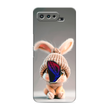 Силиконовый чехол на ASUS ROG Phone 5 с принтом Кролик