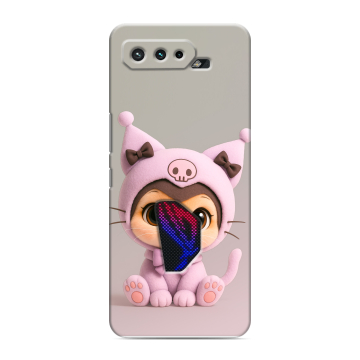 Силиконовый чехол на ASUS ROG Phone 5 с принтом Куроми Kuromi Силиконовый чехол на ASUS ROG Phone 5 с принтом Куроми Kuromi