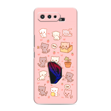 Силиконовый чехол на ASUS ROG Phone 5 с принтом Hello Kitty Хелоу Кити Силиконовый чехол на ASUS ROG Phone 5 с принтом Hello Kitty Хелоу Кити