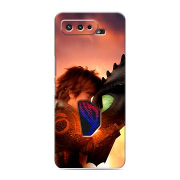 Силиконовый чехол на ASUS ROG Phone 5 с принтом Как приручить дракона Силиконовый чехол на ASUS ROG Phone 5 с принтом Как приручить дракона