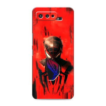 Силиконовый чехол на ASUS ROG Phone 5 с принтом человек паук spiderman Силиконовый чехол на ASUS ROG Phone 5 с принтом человек паук spiderman