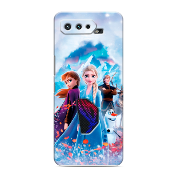 Силиконовый чехол на ASUS ROG Phone 5 с принтом Холодное сердце Frozen Силиконовый чехол на ASUS ROG Phone 5 с принтом Холодное сердце Frozen