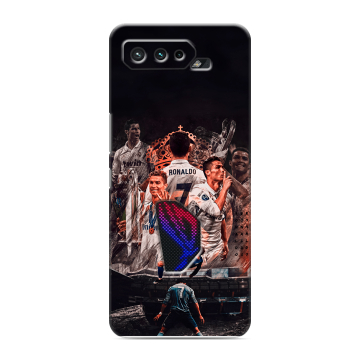 Силиконовый чехол на ASUS ROG Phone 5 с принтом Реал Роналдо Real Ronaldo