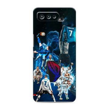 Силиконовый чехол на ASUS ROG Phone 5 с принтом Реал Роналдо