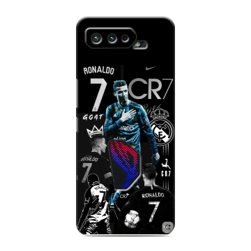 Силиконовый чехол на ASUS ROG Phone 5 с принтом Реал Роналдо