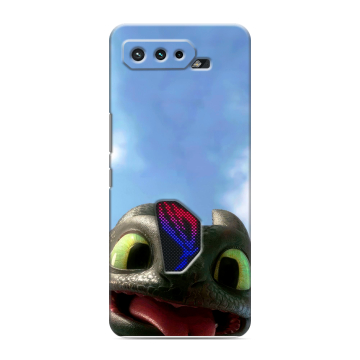 Силиконовый чехол на ASUS ROG Phone 5 с принтом Как приручить дракона