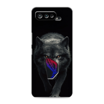Силиконовый чехол на ASUS ROG Phone 5 с принтом Волк Силиконовый чехол на ASUS ROG Phone 5 с принтом Волк