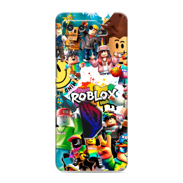 Силиконовый чехол на ASUS ROG Phone 5 с принтом Roblox Роблокс