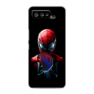 Силиконовый чехол на ASUS ROG Phone 5 с принтом Spiderman Человек паук