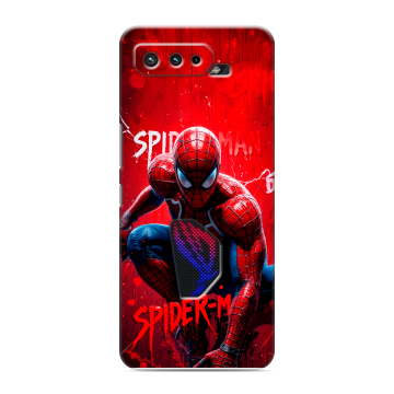 Силиконовый чехол на ASUS ROG Phone 5 с принтом Spiderman Человек паук