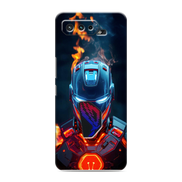 Силиконовый чехол на ASUS ROG Phone 5 с принтом IronMan Железный человек Силиконовый чехол на ASUS ROG Phone 5 с принтом IronMan Железный человек