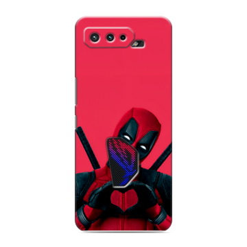 Силиконовый чехол на ASUS ROG Phone 5 с принтом Дедпул Deadpool Силиконовый чехол на ASUS ROG Phone 5 с принтом Дедпул Deadpool