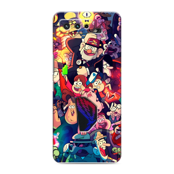 Силиконовый чехол на ASUS ROG Phone 5 с принтом Gravity Falls Гравити Фолз
