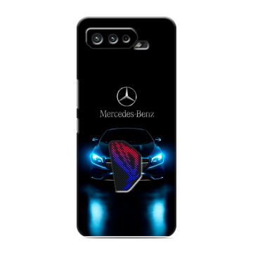 Силиконовый чехол на ASUS ROG Phone 5 с принтом Mercedes Мерседес