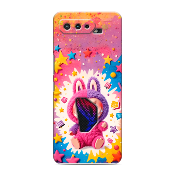 Силиконовый чехол на ASUS ROG Phone 5 с принтом Labubu Лабубу Силиконовый чехол на ASUS ROG Phone 5 с принтом Labubu Лабубу