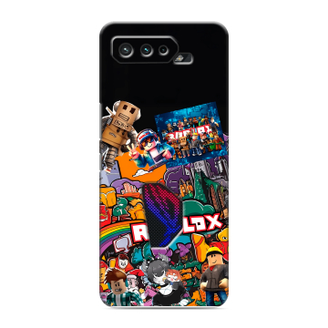 Силиконовый чехол на ASUS ROG Phone 5 с принтом Roblox Роблокс Силиконовый чехол на ASUS ROG Phone 5 с принтом Roblox Роблокс