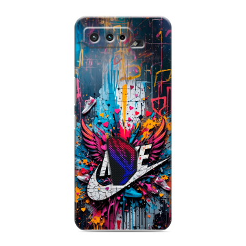 Силиконовый чехол на ASUS ROG Phone 5 с принтом Nike Найк Силиконовый чехол на ASUS ROG Phone 5 с принтом Nike Найк