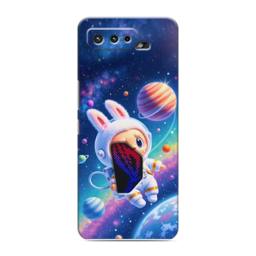 Силиконовый чехол на ASUS ROG Phone 5 с принтом Labubu Лабубу