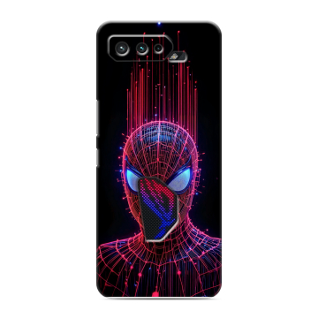 Силиконовый чехол на ASUS ROG Phone 5 с принтом Spiderman Человек паук