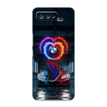 Силиконовый чехол на ASUS ROG Phone 5 с принтом BMW БМВ