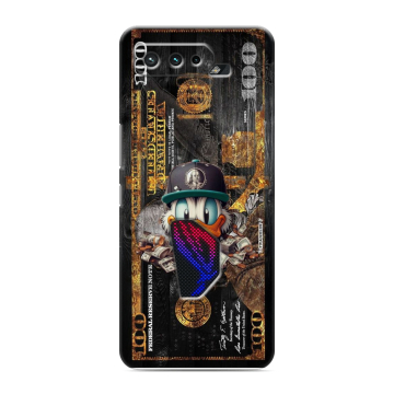 Силиконовый чехол на ASUS ROG Phone 5 с принтом Дональд Дак Доллар Силиконовый чехол на ASUS ROG Phone 5 с принтом Дональд Дак Доллар