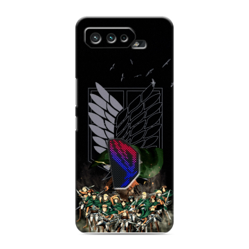 Силиконовый чехол на ASUS ROG Phone 5 с принтом Атака титанов Силиконовый чехол на ASUS ROG Phone 5 с принтом Атака титанов