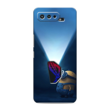 Силиконовый чехол на ASUS ROG Phone 5 с принтом Миньоны Силиконовый чехол на ASUS ROG Phone 5 с принтом Миньоны