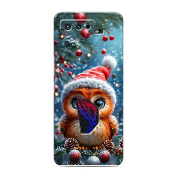 Силиконовый чехол на ASUS ROG Phone 5 с принтом Новый год Силиконовый чехол на ASUS ROG Phone 5 с принтом Новый год